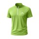 thumbnail image 2 of Blusa y camisa de manga corta con cuello alto para hombre, de verano, de color liso, ajustada, deportiva, con cremallera, de manga corta, con cuello alto., 2 of 5