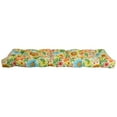 thumbnail image 4 of Blazing Needles 60-inch by 19-inch Tufted Patterned Outdoor Spun Polyester Loveseat Cushion, 4 of 4