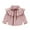 Pink, variant on Riecok Ruffle Shirts for Girls Lapel Collared Plaid Print Button down Blouse Long Sleeve Lightweight Dress Tops