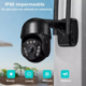 thumbnail image 3 of Ultra Hd Cámara De Seguridad Wifi Exterior Detección Humana Negro, 3 of 5