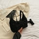 thumbnail image 5 of Bolso de hombro para mujer Bolso de nailon para axilas de moda para mujer (negro), 5 of 6