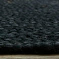 thumbnail image 3 of Vipanth Exports Black Color Jute Rug in Oval Shape, Area Rug for Home Decor (2x3 Feet), 3 of 5