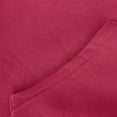 thumbnail image 7 of Elainilye Fashion Womens Hoodies Christmas Half Zip Cropped Hoodies Fleece Pullover Top Sweatshirts Plus Size Fall Tops,Red, 7 of 7