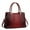 Red, variant on Women's Casual Crocodile Handbag And Purse Fuax Leather Embossed Crocodile Pattern Shoulder Bag Tote Satchel