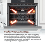 Rangaire RWOD301GS 30 Glass Touch Double Wall Oven - Stainless Steel, Electric Oven, True Convection, Self Cleaning, Easy Reach Racks