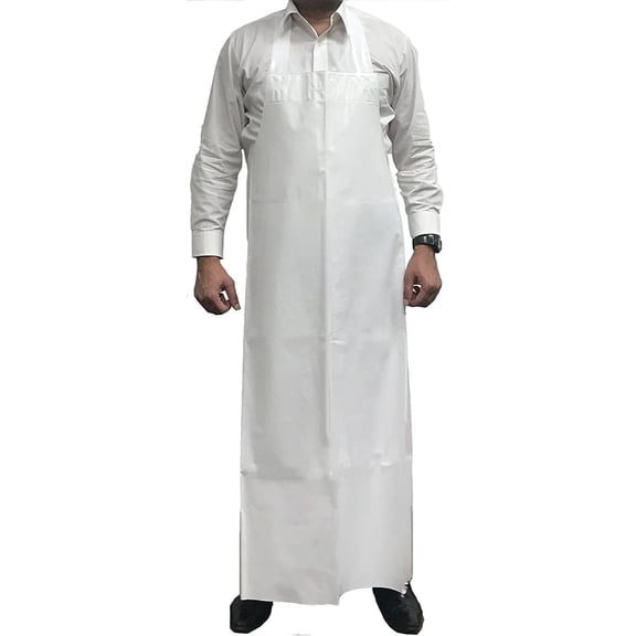 Kleen Handler Waterproof TPU Bib Thick Apron, 7.8 Mil, Oil & Water Resistant