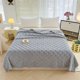 thumbnail image 1 of Manta De Felpa 1Pcs 150x200cm Fleece Blanket Milk Velvet Shawl Sofa Cover Polyester Grey Versatile Double Sided Edging No Shedding Design JASKFLY, 1 of 9