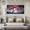 thumbnail image 4 of HFDF Black and White Wall Art Pk Tree of Life Wall Art for Livg Room Bedroom Office Bathroom Modern Canvas Prts of Plum Blossom 24x20inch Framed, 4 of 6