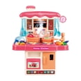 thumbnail image 1 of Red Red Mini Kitchen Toy Set With Realistic Light Sound Spray Simulation For Kids Pretend Play Cookware Plastic, 1 of 7