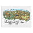 thumbnail image 2 of Adirondack State Park, New York, Line Drawing (1000 Piece Puzzle, Size 19x27, Challenging Jigsaw Puzzle for Adults and Family, Made in USA), 2 of 4
