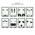 thumbnail image 7 of Kate and Laurel Sylvie Modern Baby Fox Framed Canvas Wall Art by Rachel Lee of My Dream Wall, 18x24 Black, Chic Modern Animal Art for Wall, 7 of 7