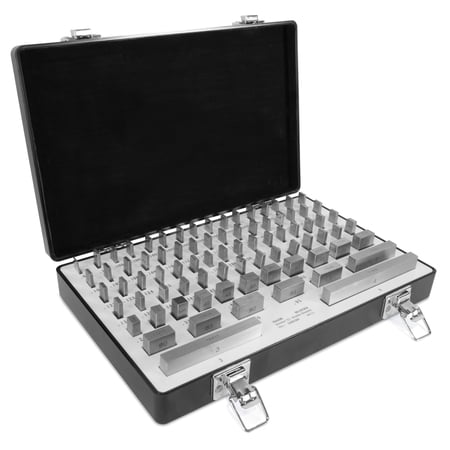 WEN 81-Piece Rectangular Steel Gauge Block Set with Case