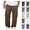 22# Brown, variant on Men's Baggy Sweatpants Heavyweight Fleece Cargo Pants Wide Leg Loose Fit Casual Joggers Sweat Pants for Men with Pockets Black L