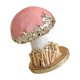 thumbnail image 2 of Estatua de espuma para sala de estar, escritorio, escultura para el hogar, decoración de mesa navideña Hongo rosado, 2 of 9