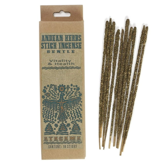 Smudging Incense - Gentle - Andean Herbs Incense Sticks - Vitality  Health