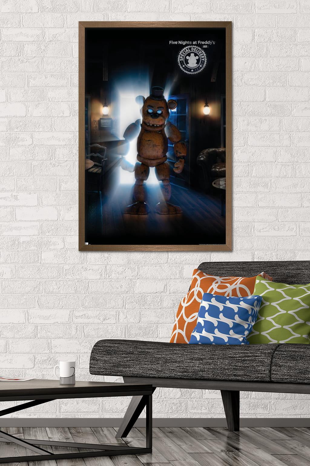 Five Nights at Freddy's: Special Delivery - Triptych 2 Wall Poster, 22.375" x 34", Framed