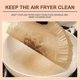 thumbnail image 3 of 100pcs Air Fryer Disposable Non-stick Baking Steamer Paper Liner Parchment Round, 3 of 5