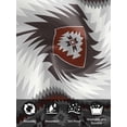 thumbnail image 7 of Gray Red Boho Cloth Napkins Set of 8 Reusable Dinner Napkins, Southwestern Ethnic Abstract Geometric Cocktail Napkin Washable Table Napkins for Wedding/Holiday Party/Baby Shower 20"x20", 7 of 7