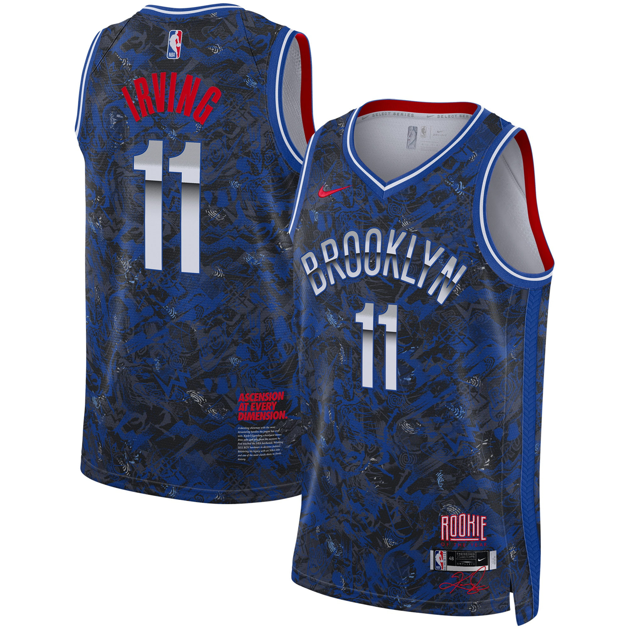 Kyrie Irving Brooklyn Nets Nike Select Series Rookie of the Year 