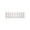 White, variant on Hyknon White Plastic Picket Fence, Interlocking Decor Garden Border Edging, Durable Fence Panels for Flower Bed Lawn, Flexible Outdoor Patio Landscape Barrier, Multi-Size for DIY Yard Garden Decor