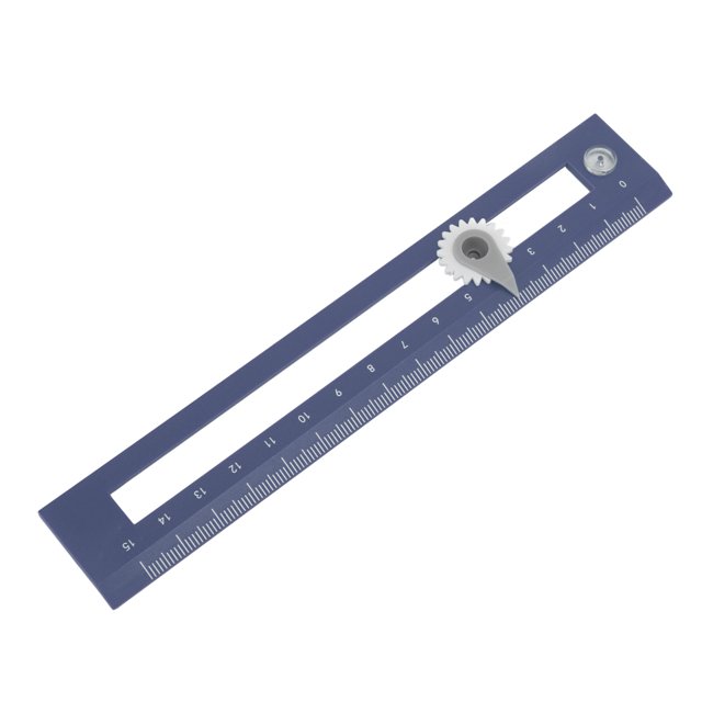 High Accuracy Student Drawing Straightedge - Exquisite Workmanship, Two In One, Easy To Use, Integrated Functions, 15cm Scale