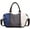 Blue Grey, variant on CoCopeanut Handbag for Women Retro Casual Shoulder Bag Clash of Color Canvas Bag Large Capacity Crossbody Bag Commuter Purse