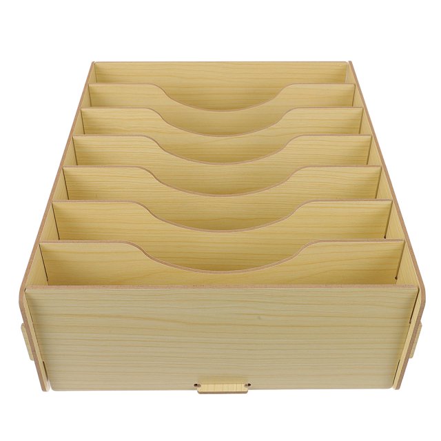 FUTUREORYY Boîte de Rangement Simple Bois Beige pour Adultes Usage Domestique Lot de 1