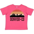 thumbnail image 3 of Inktastic Denver Colorado Skyline Vintage Boys or Girls Toddler T-Shirt, 3 of 5