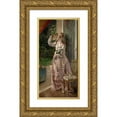 thumbnail image 1 of Alfred Stevens 14x24 Gold Ornate Framed and Double Matted Museum Art Print Titled - Summer (1877), 1 of 4