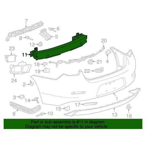 GM 22835198 Bar Asm-Rr Bpr Imp