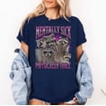 thumbnail image 2 of Physically Thicc Funny Raccoon Meme Bootleg Graphic 90s T-Shirt, Multicolors, Size S-5XL, 2 of 5