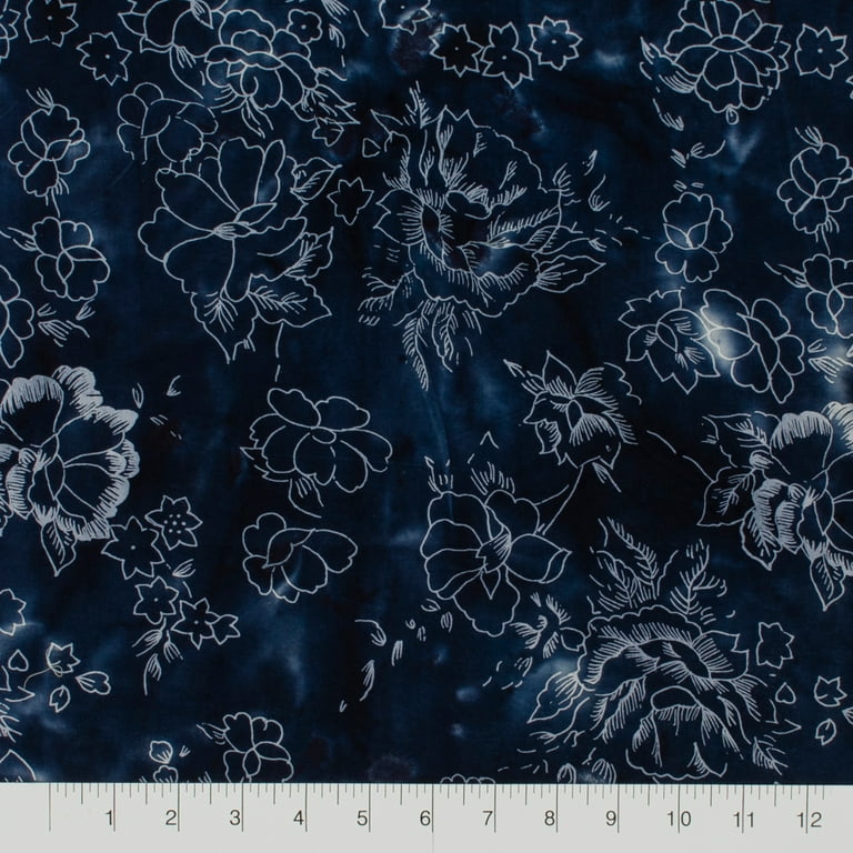 Batik Cotton Dressmaking Craft Fabric Floral – Multi A