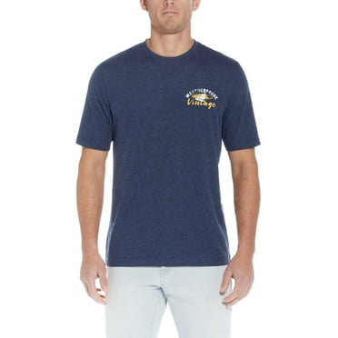 Weatherproof Vintage Men's Outdoor Inspired Graphic T-shirt Navy Heather-Medium