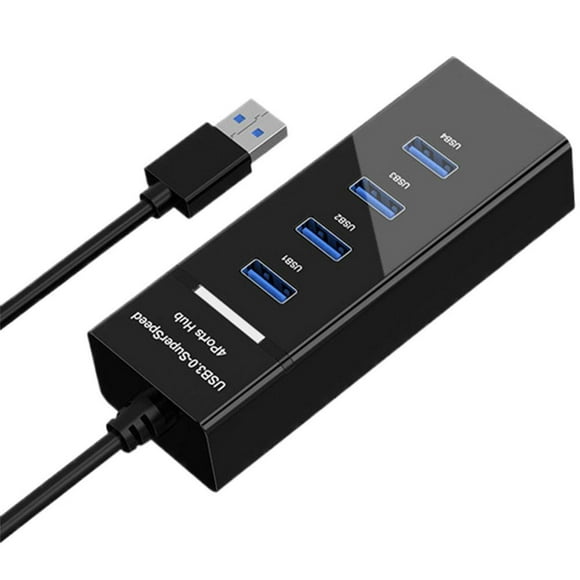 HUB USB 3.0 – Expanseur d'Ordinateur à une à Quatre Ports à Vitesses Multiples