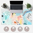 thumbnail image 6 of Spring Boho Cute Desk Pad Blue Mouse Pad Aesthetic Home Office Decor Desk Mat Kawaii Geen Plant Large Mouse Pad for Women Computer Keyboard Laptop Pad 31.5x15.7 in - with Non-Slip Base Stitched Eges, 6 of 6
