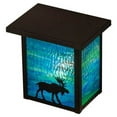 thumbnail image 4 of Meyda 163102 8 in. Hyde Park Moose Wall Sconce, Craftsman Brown Blue & Green, 4 of 6