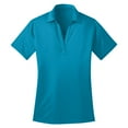 thumbnail image 4 of Yellow Rooster Womens Silk Touch Performance Polo Neon Yellow S, 4 of 5