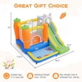 thumbnail image 3 of Gymax Rabbit Inflatable Playground w/Climbing Wall Slide & Ball Pit 370W Blower, 3 of 10