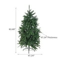 thumbnail image 3 of 7 Green Spruce Xmas Tree Pvc 1150 Normal Tips W/Metal Stand, 3 of 3