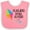 Pink and White, variant on Inktastic Future Kite Flyer Boys or Girls Baby Bib