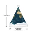 thumbnail image 3 of Naloa World Map Santa Hat for Kids Baby Christmas Hats,Girls Boys Toddler Plush Xmas Holiday Hat,Luxury Santa Claus Hat, 3 of 6