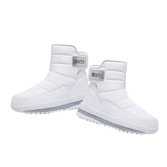Snow Boots for Women,Women's Winter Boots High Top Outdoor Insulated Footwear with Non- Traction Sole for Cold Weather Adventures,Winter Boots for Women,White,5.5
