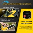 thumbnail image 3 of Cordless Leaf Blower, 480 CFM/170 MPH, 6-Speed Mode with Digital Display Screen, Compatible with DeWALT 20V  Battery, Blower for Lawn Care, Yard, Blowing Leaves, Dust, Snow (Tool Only), 3 of 6