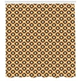 thumbnail image 2 of Ambesonne Ikat Shower Curtain, Geometric Indonesian Vivid, 69"Wx70"L, Orange Yellow Indigo, 2 of 2