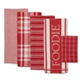 thumbnail image 2 of Assorted Red Foodie Dishtowel And Dishcloth (Set of 5), 2 of 3
