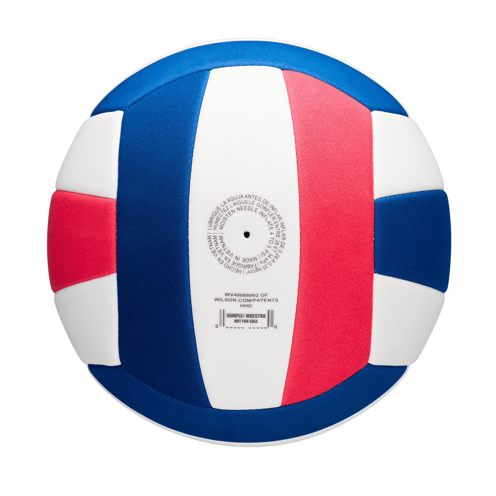 (2 pack) Wilson Soft Play Volleyball, Official Size, Red/White/Blue – Indoor & Outdoor Recreational Volleyball for Beach, Gym, and Backyard Play