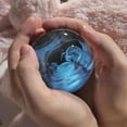 thumbnail image 2 of Crystal Ball Video Player, 2.7inch Crystal Ball with Electronic Display, Crystal Ball Digital Display, DIY Video Display Sphere, Bola De Cristal Personalizada—Uploadable Videos & Photos (Orange), 2 of 8