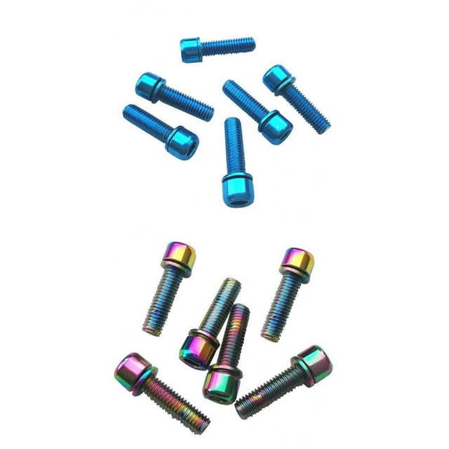 12 piezas tornillos hexagonales kusrkot Tornillo de pinza de freno de disco de bicicleta