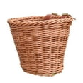 thumbnail image 3 of xiaxaixu Solid Color Rattan Bicycle Baskets, Firm Artificial Woven Bicycle Bag, 3 of 5