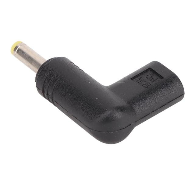 Adaptador USB Tipo C A 4,0x1,7 Mm, Adaptador Eficiente De 90 Grados, 100 W, PD E Mark, Chip Inteligente Tipo C Hembra A CC Para El Hogar